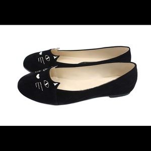 Black Kitty Loafers - US size 7.5